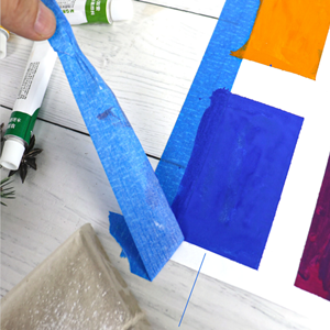 Linee colorate pulite e affilate