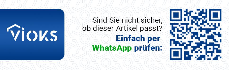 Non siete sicuri che l'articolo sia adatto? Basta controllare tramite WhatsApp:
