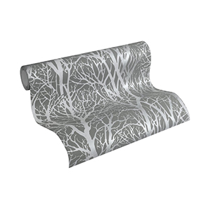 Rotolo di carta da parati con rami