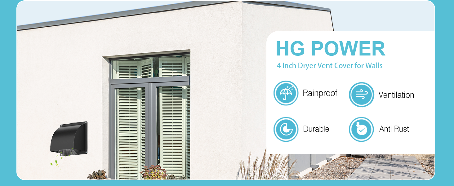 HG Power Griglia Aerazione 100mm