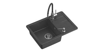 VBChome - Lavello in granito con rubinetto