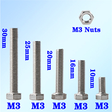 Scciaio Inossidabile Esagono Bulloni