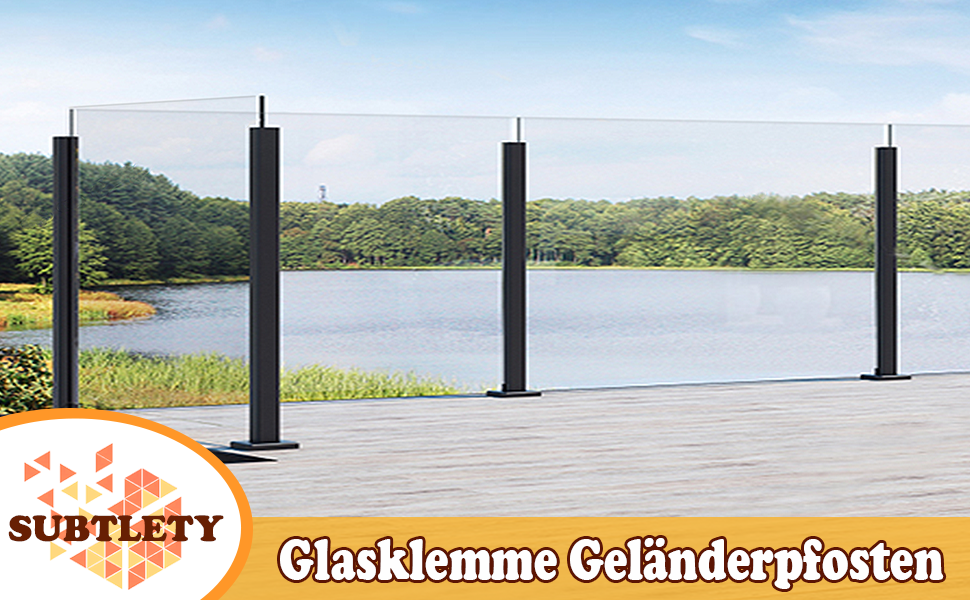 SUBTLETY Morsetto per ringhiera