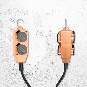 Avvolgicavo con multipresa