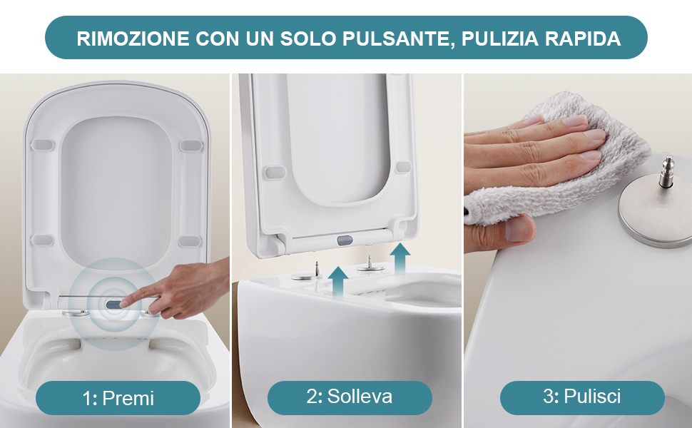 copriwater a chiusura rallentata