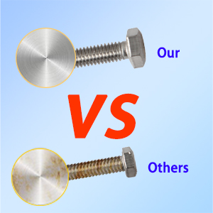 Scciaio Inossidabile Esagono Bulloni