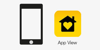 controlla con il tuo smartphone con l'app view