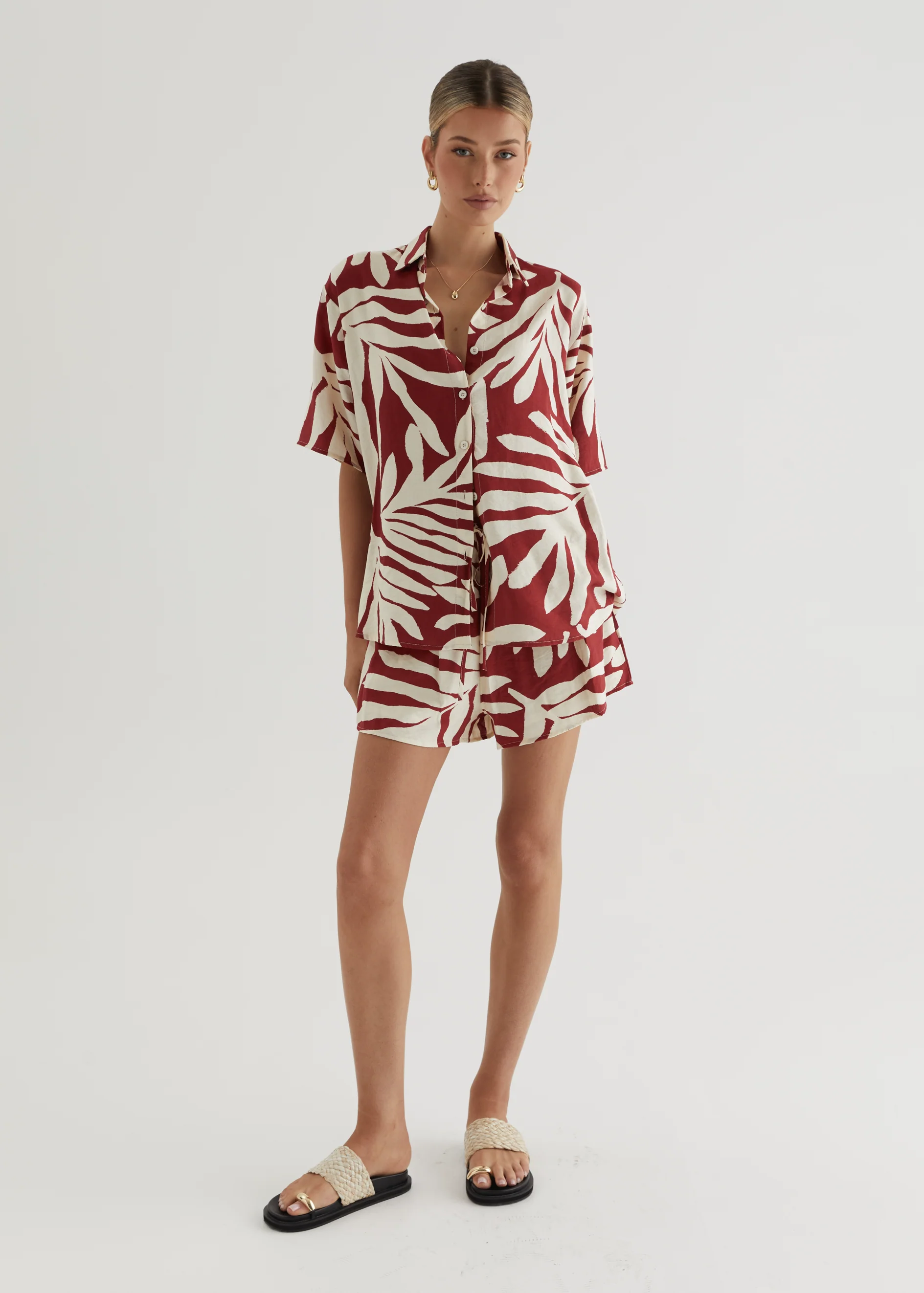 Tarshah Set - Ruby Leaf - Honorern