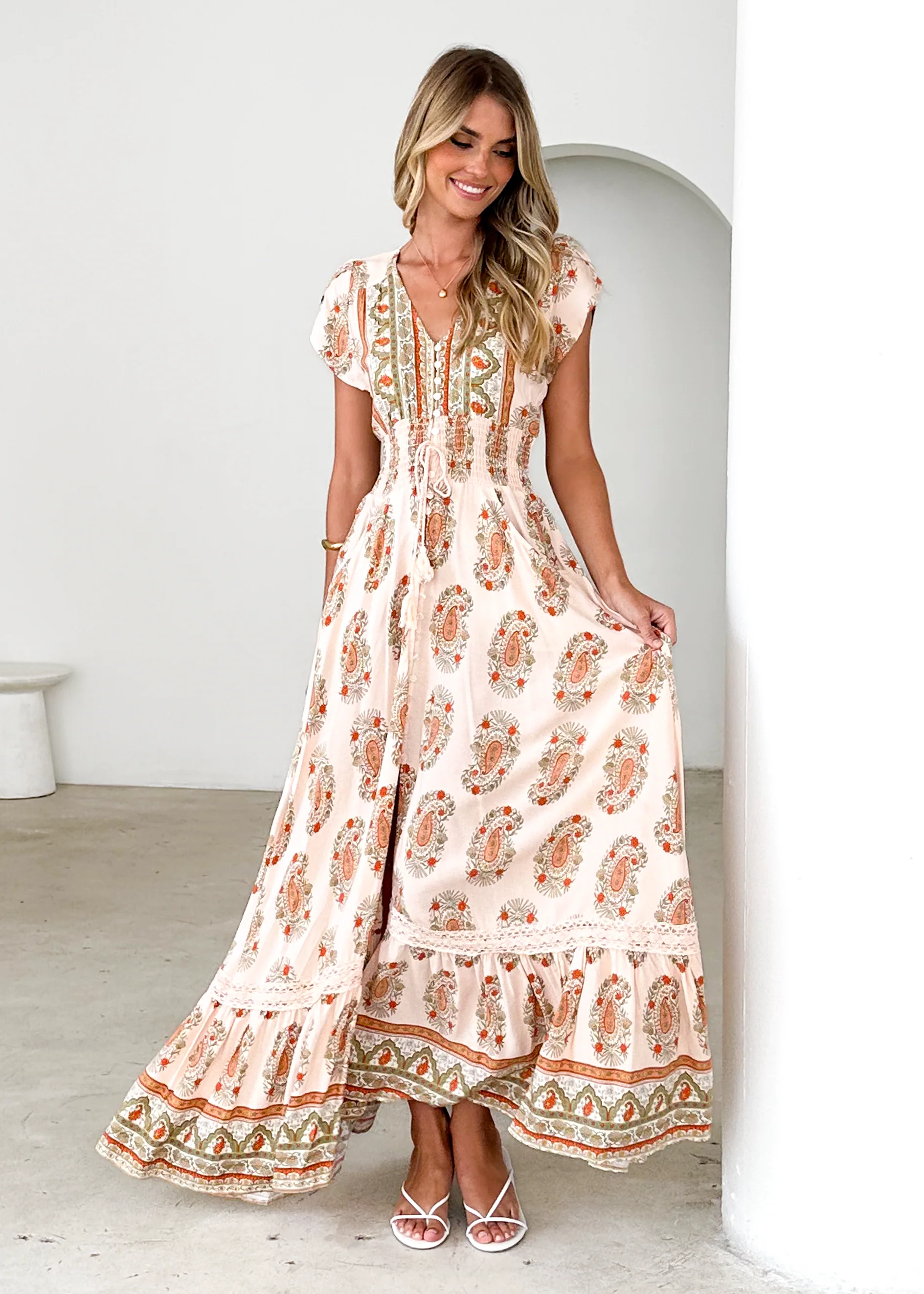 Romi Maxi Dress - Heirloom - Honorern