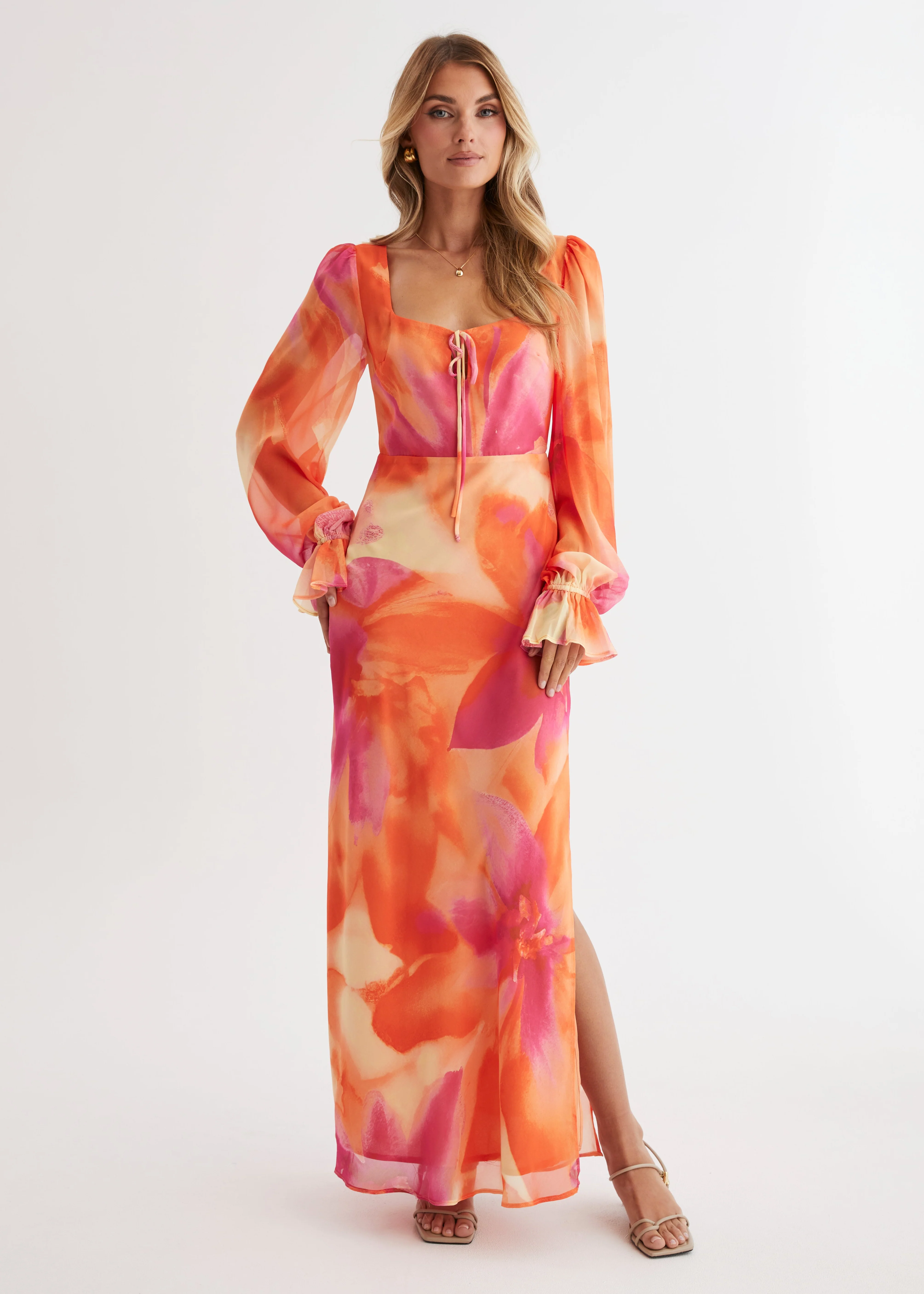 Soiree Maxi Dress - Sunset Floral - Honorern