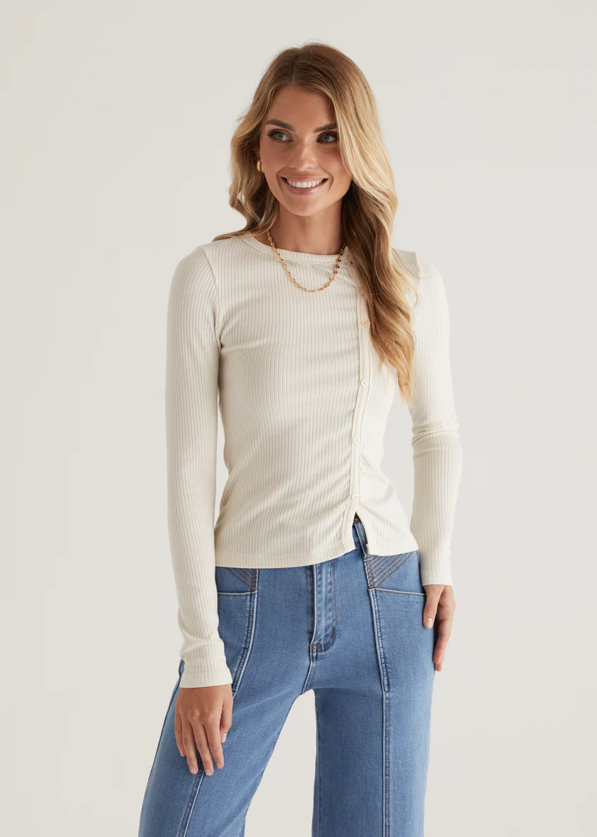 Porteno Top - Cream - Honorern