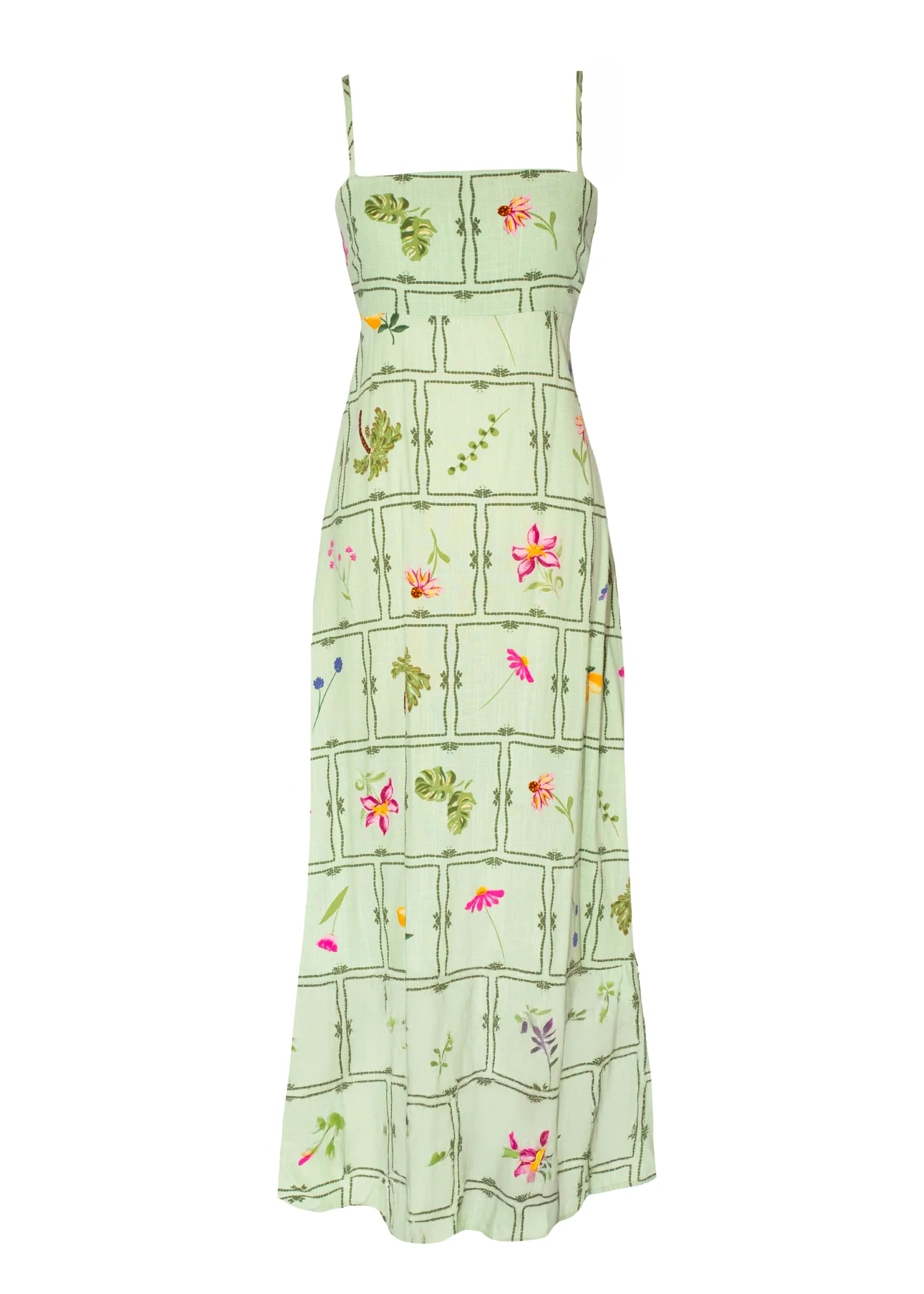 Romara Maxi Dress - Sage Iris - Honorern