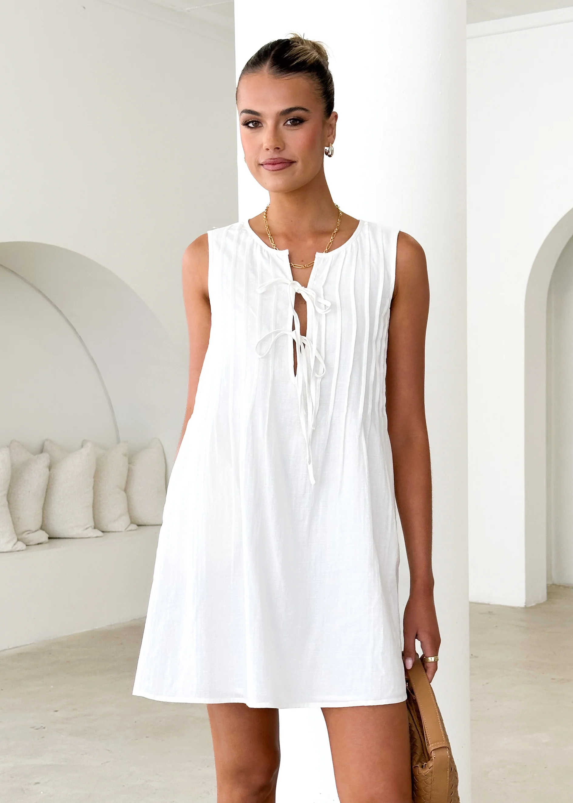 Ismene Dress - Off White - Honorern
