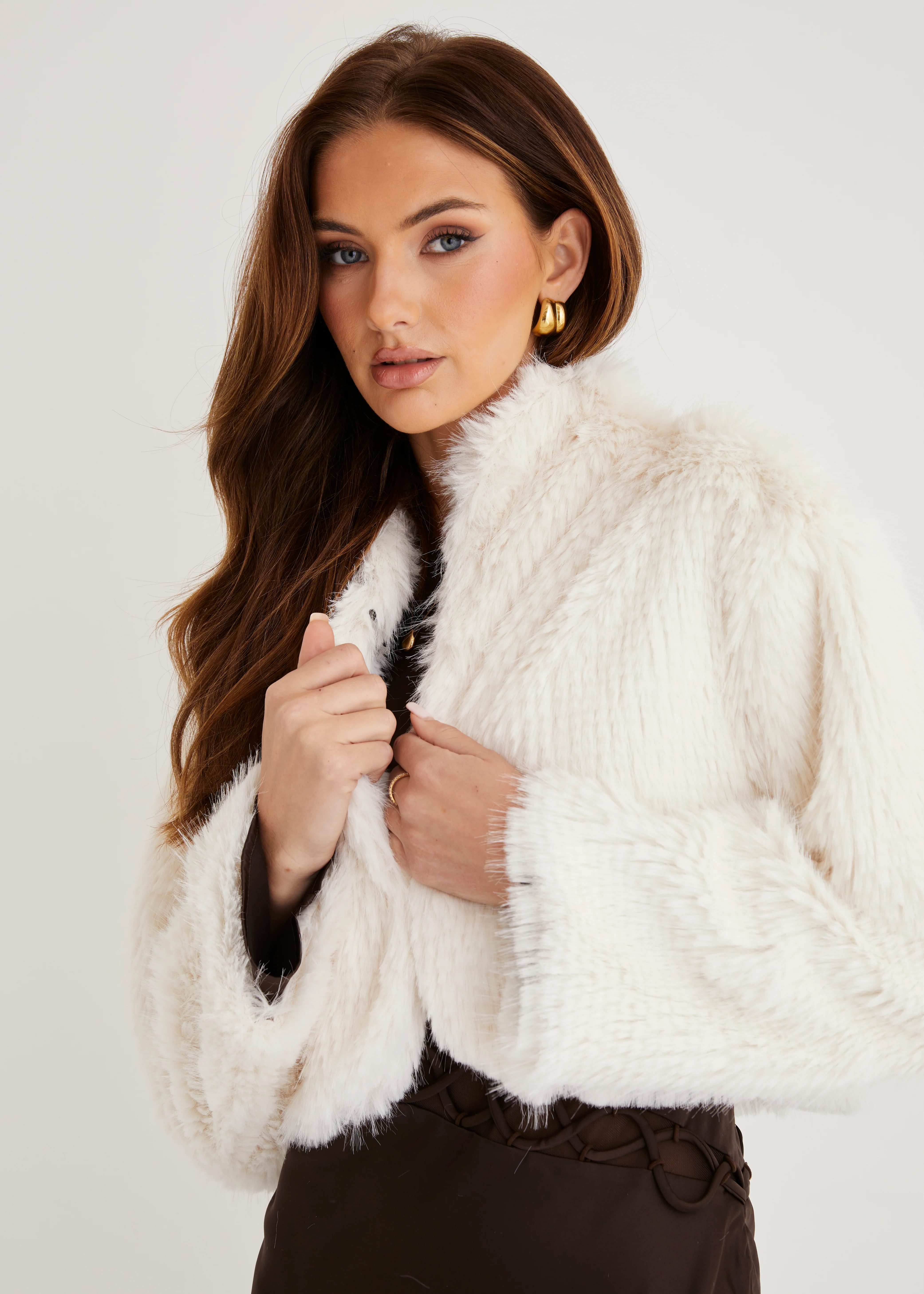Lush Cropped Jacket - Cream - Honorern