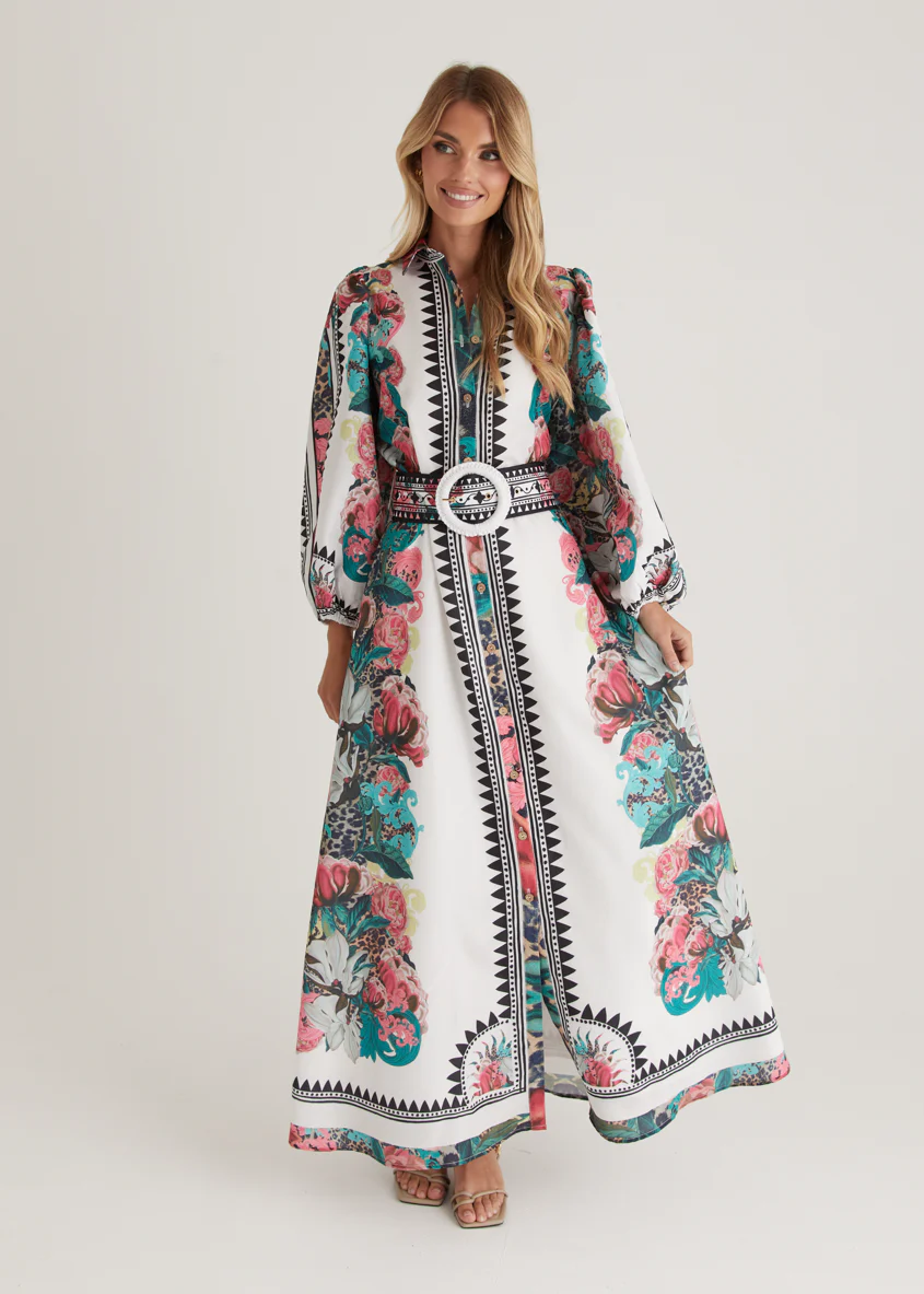 Colada Maxi Dress - Eden Floral - Honorern