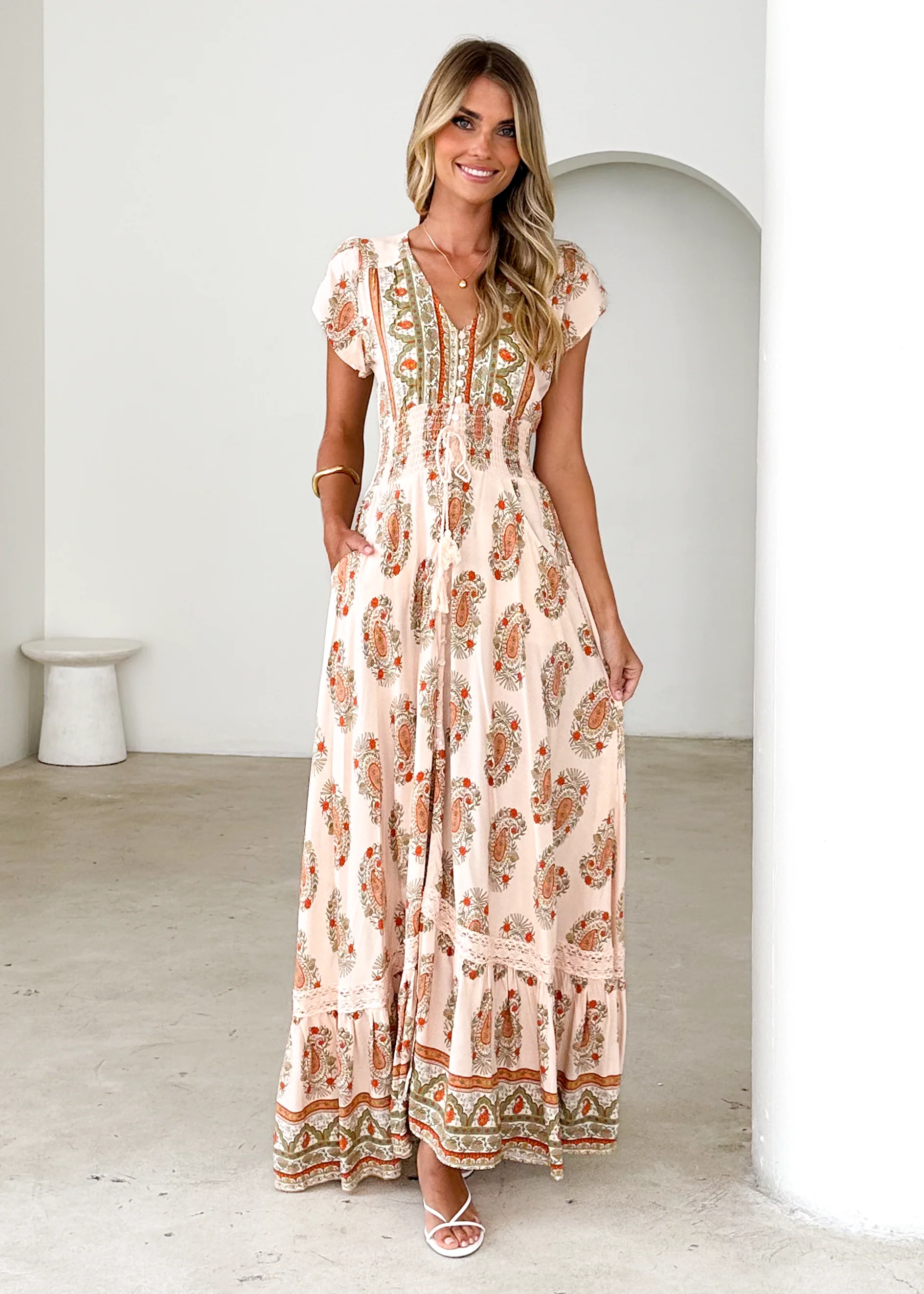 Romi Maxi Dress - Heirloom - Honorern