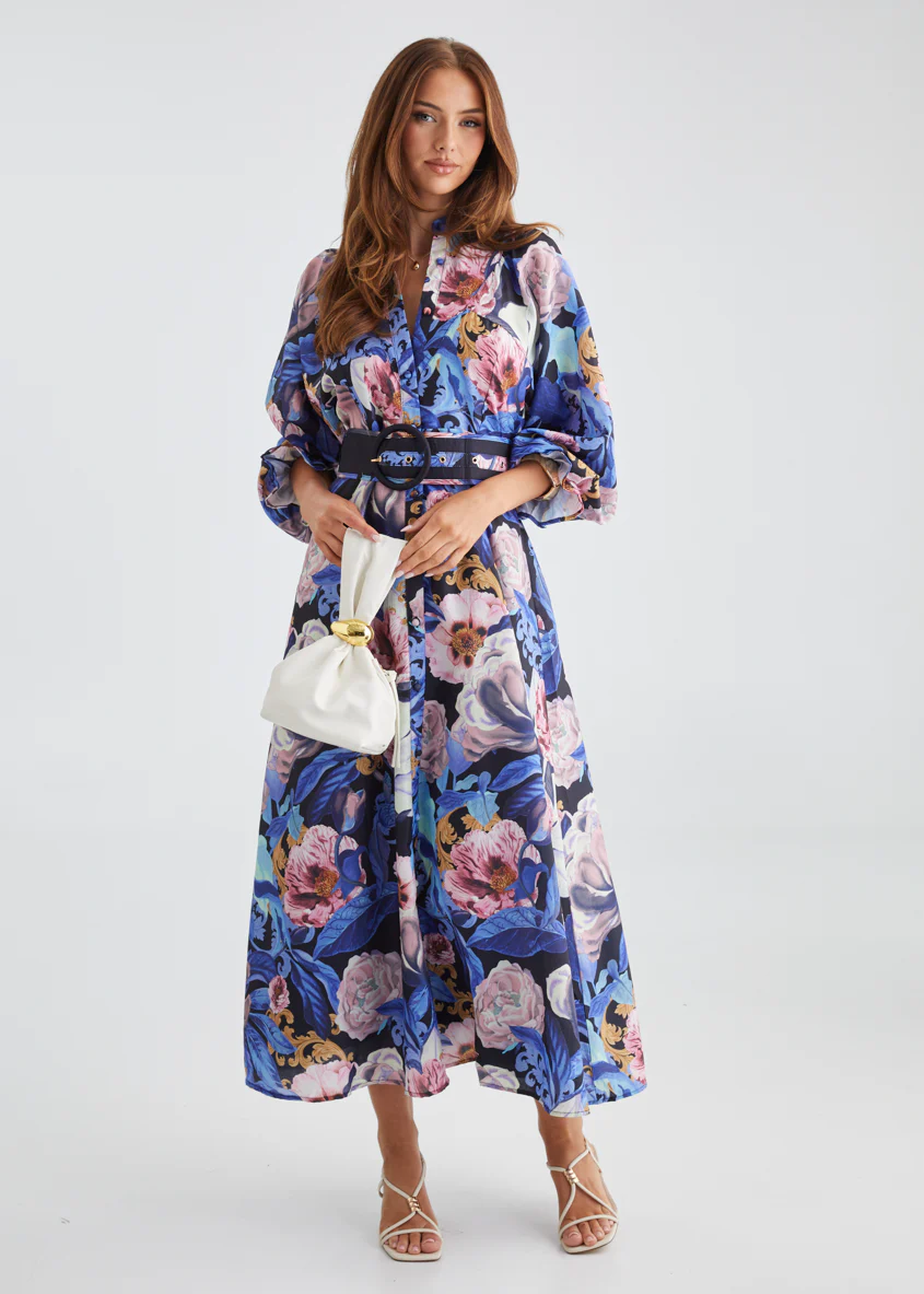 Sammi Maxi Dress - Azure - Honorern