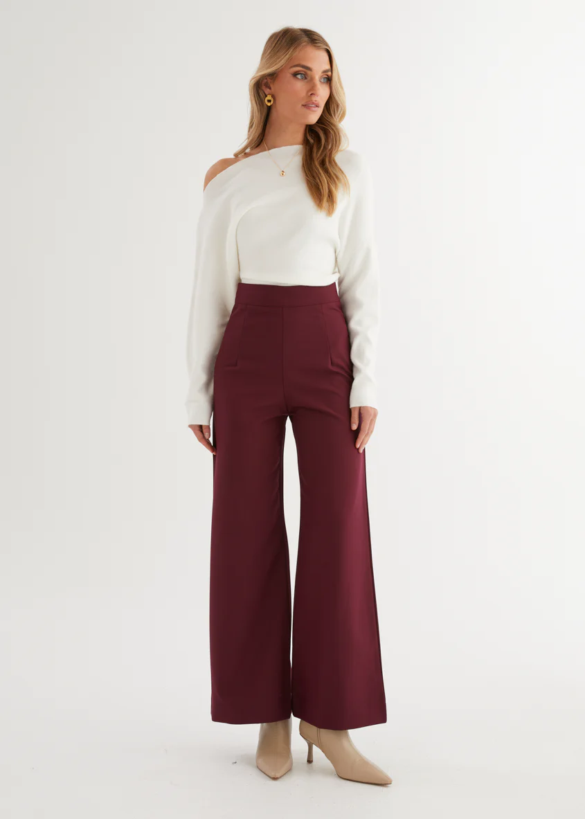 Newport Pants - Wine - Honorern