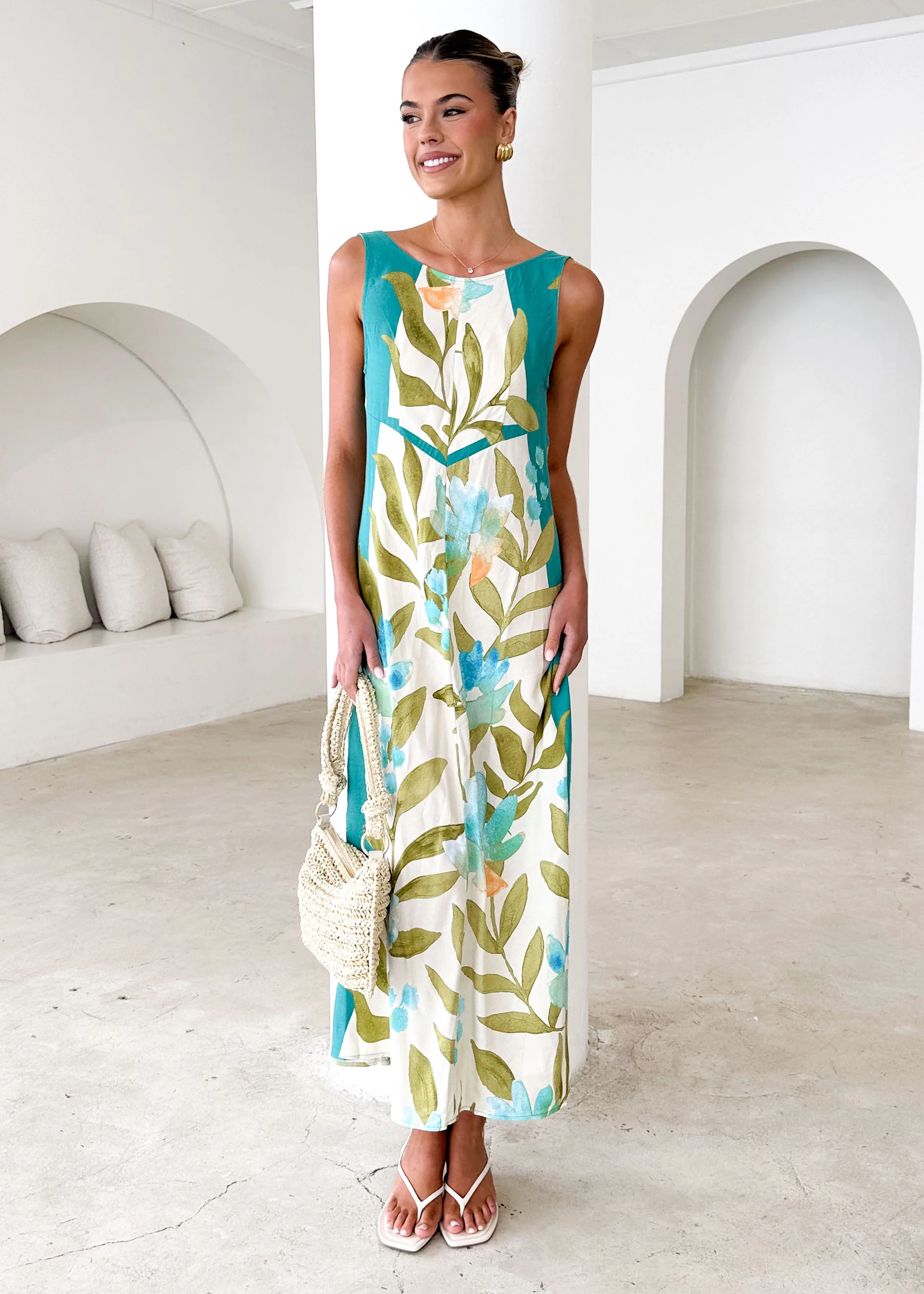 Amira Maxi Dress - Himalayan Poppy - Honorern
