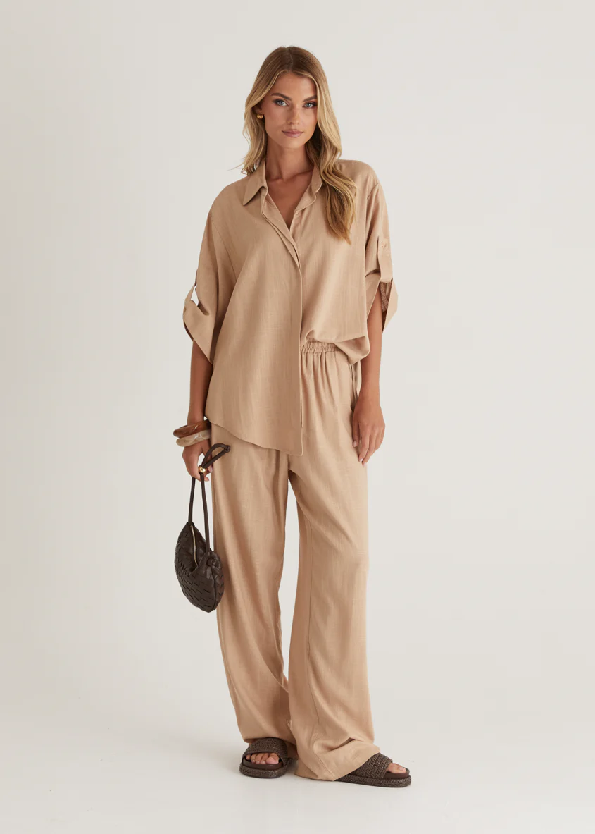 Kinsley Pants - Mocha - Honorern