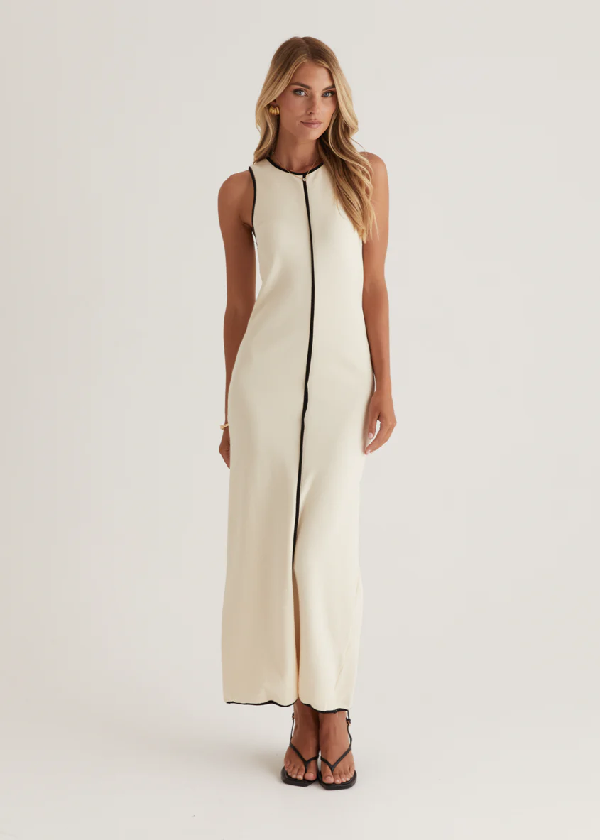 Cedar Maxi Dress - Beige - Honorern
