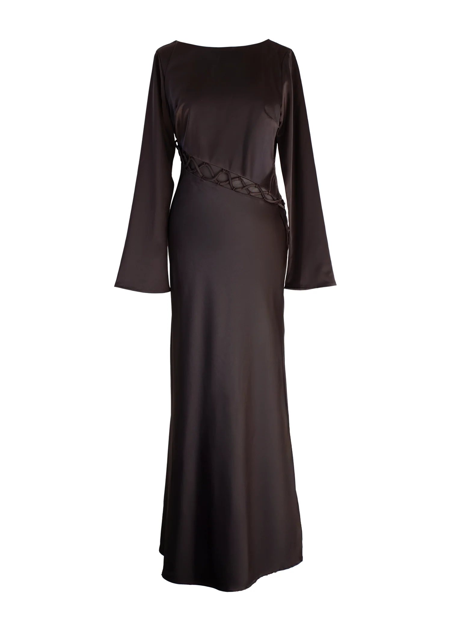 Roby Maxi Dress - Chocolate - Honorern