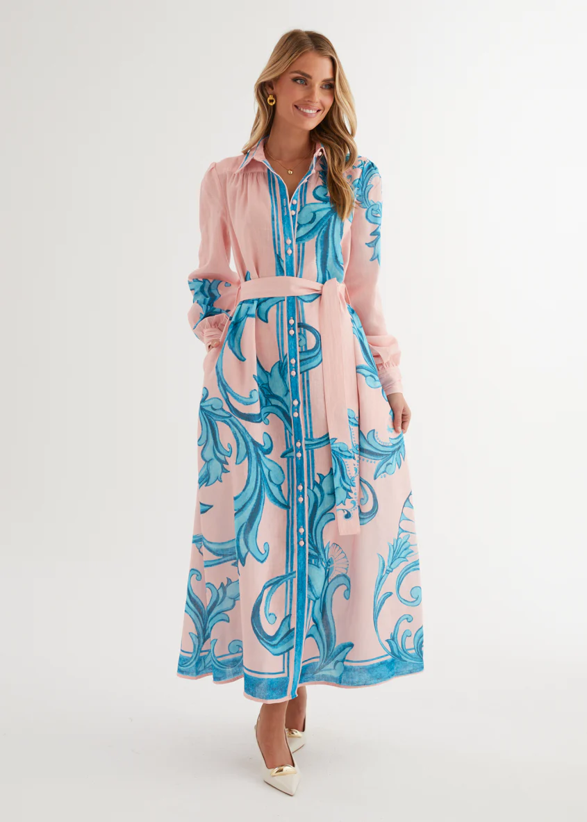 Sage Maxi Dress - Pink Zayna - Honorern