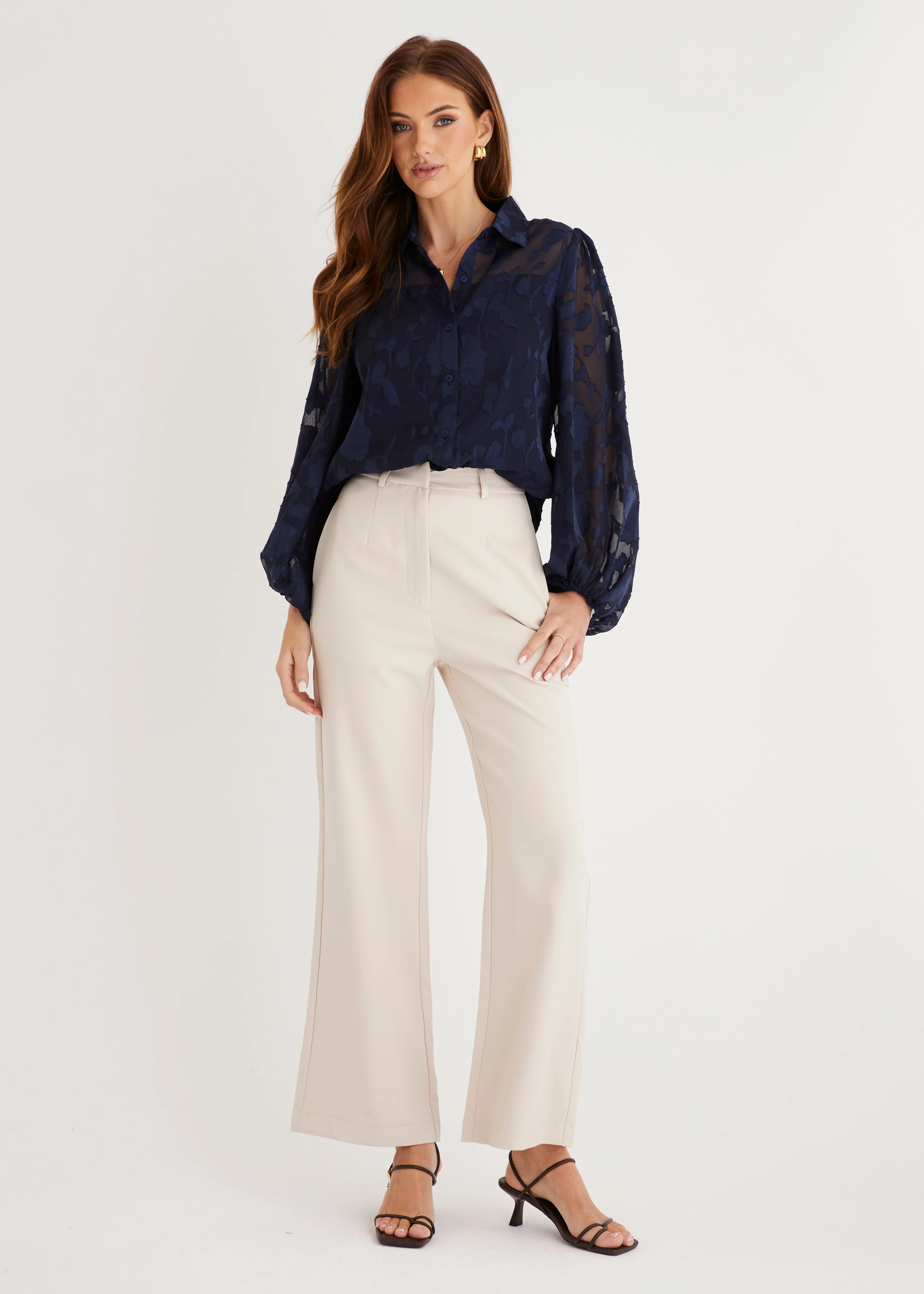 Medusa Shirt - Navy Lace - Honorern