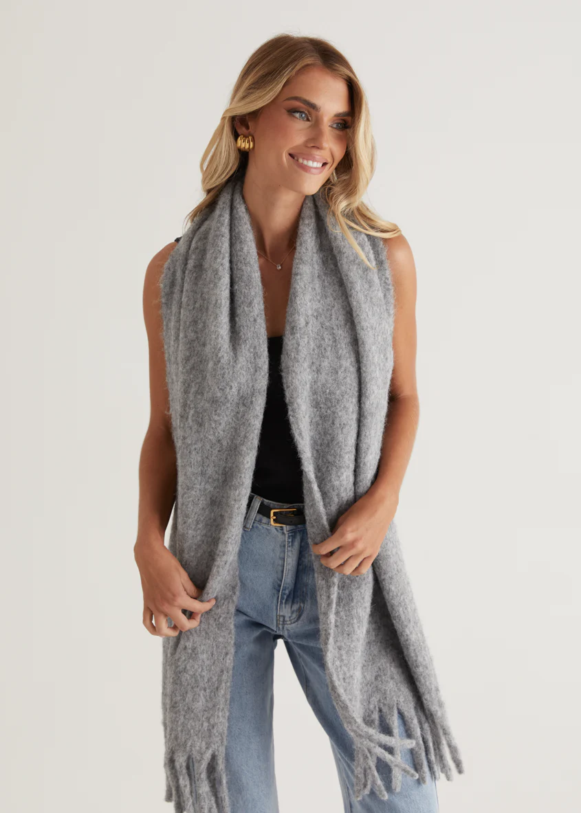 Charli Scarf - Grey - Honorern