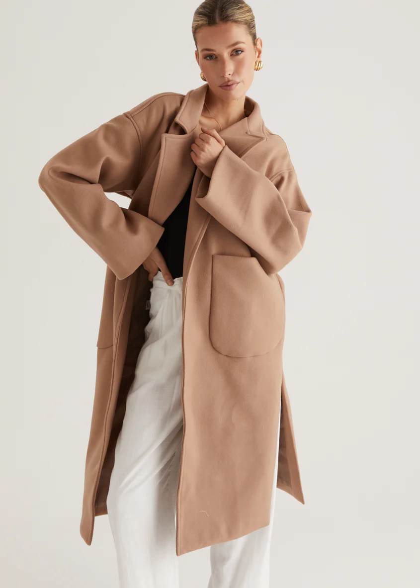 Caylee Coat - Tan - Honorern