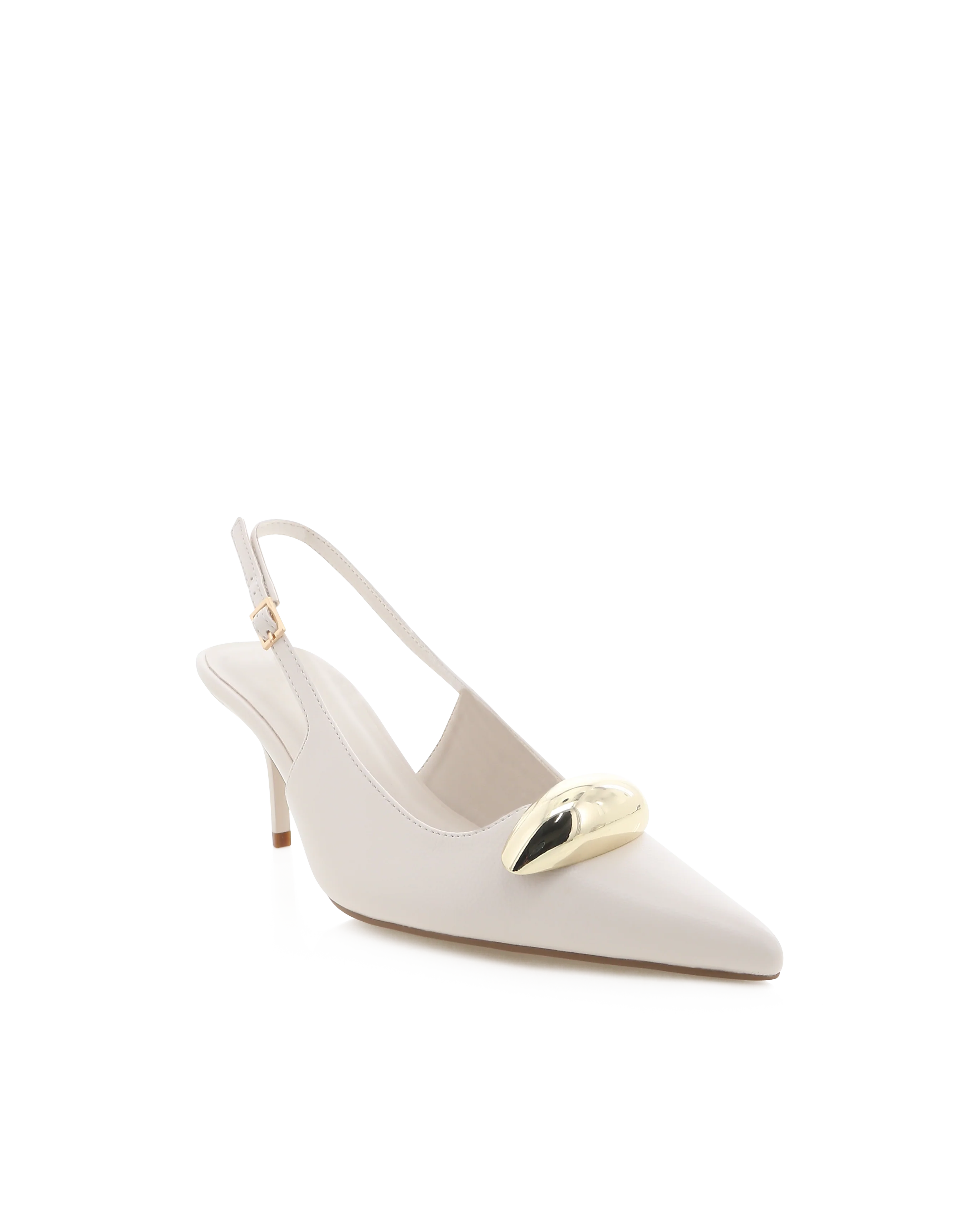 Lettie Heels - Ivory - Honorern