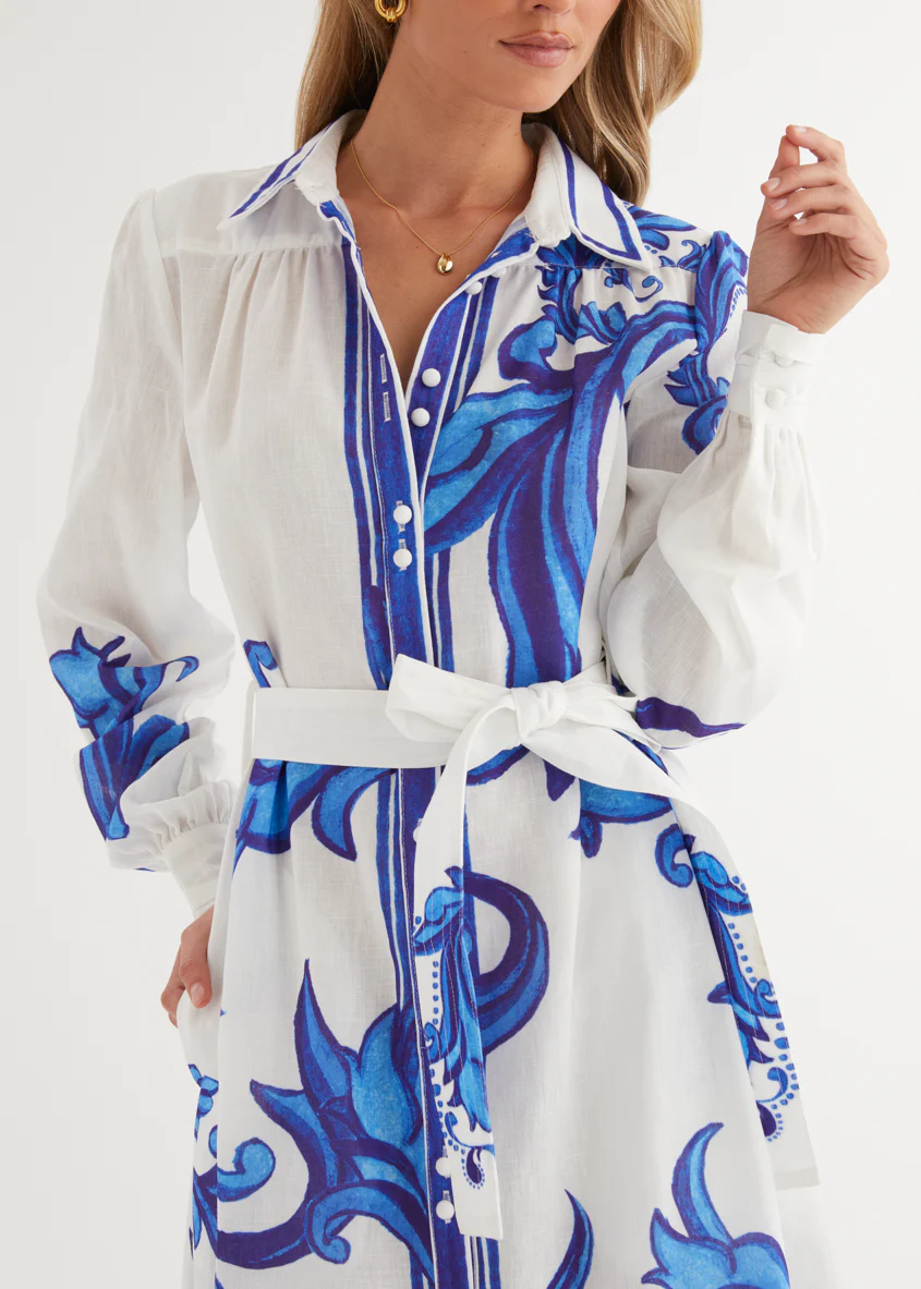 Sage Maxi Dress - Blue Zayna - Honorern