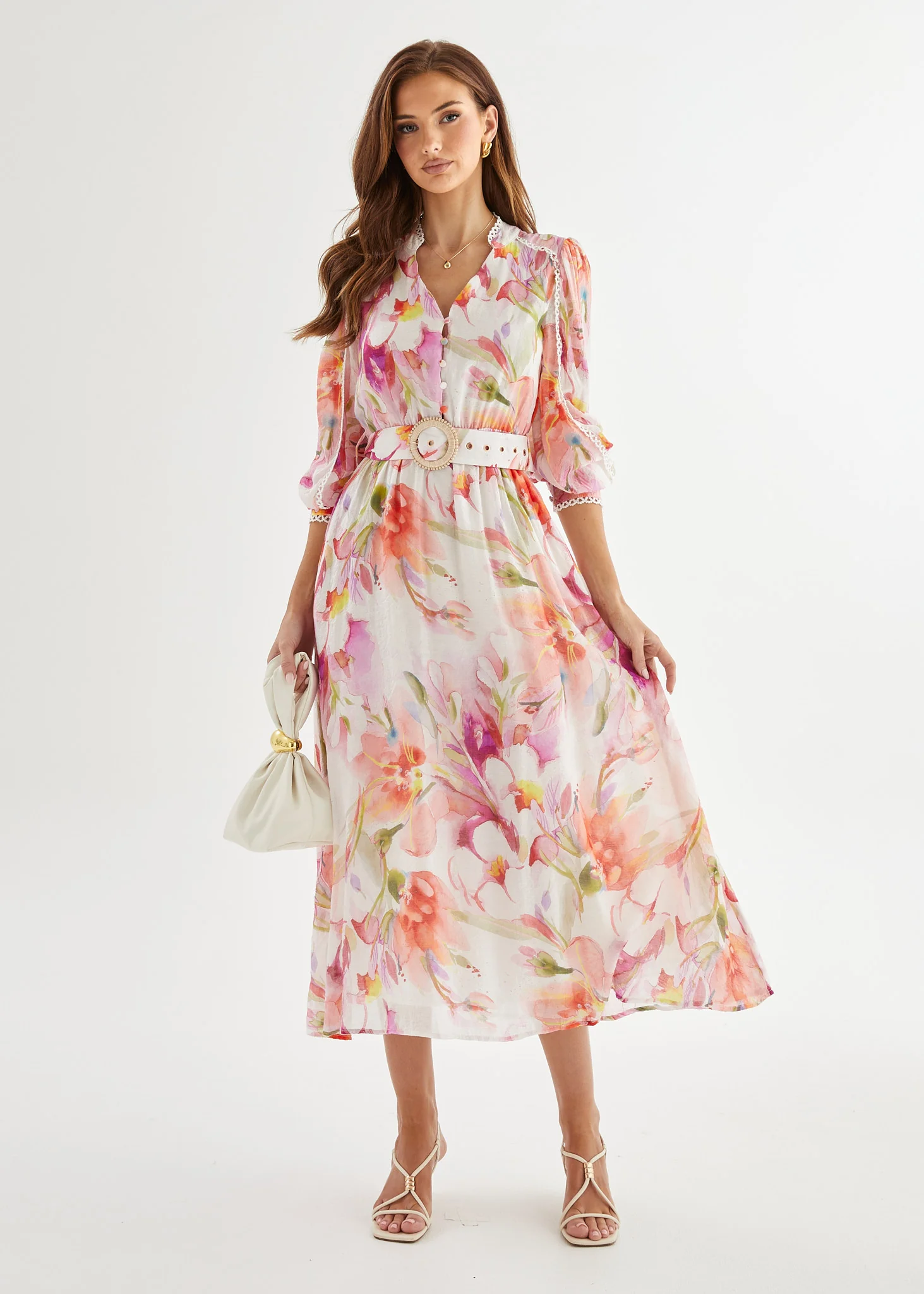 Milan Maxi Dress - Spring Bloom - Honorern
