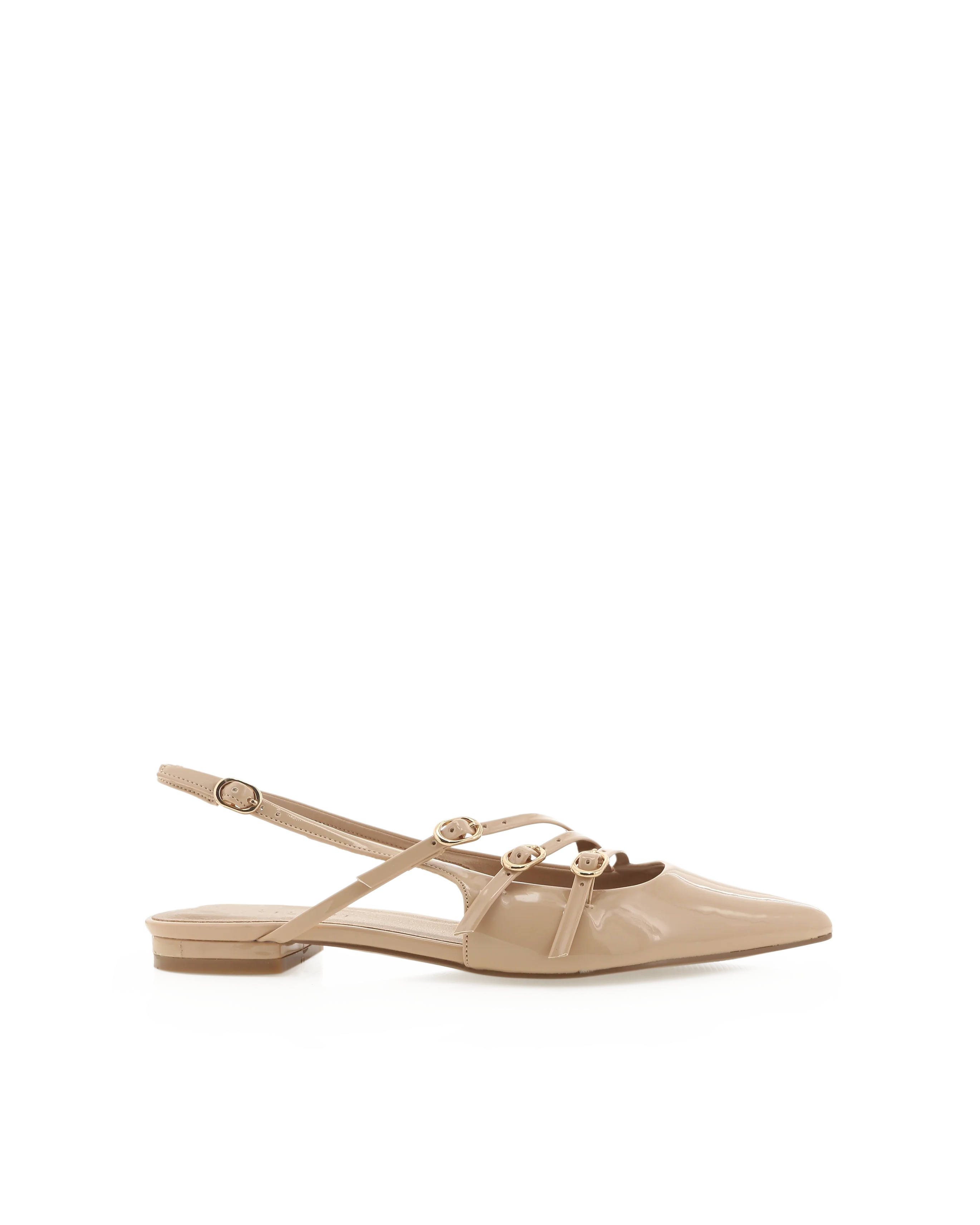 Hettie Flats - Beige Patent - Honorern