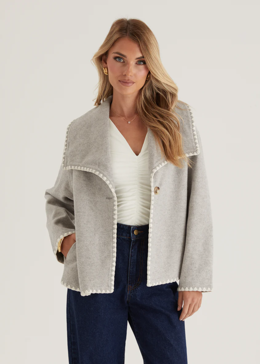 Rosalita Jacket - Grey - Honorern
