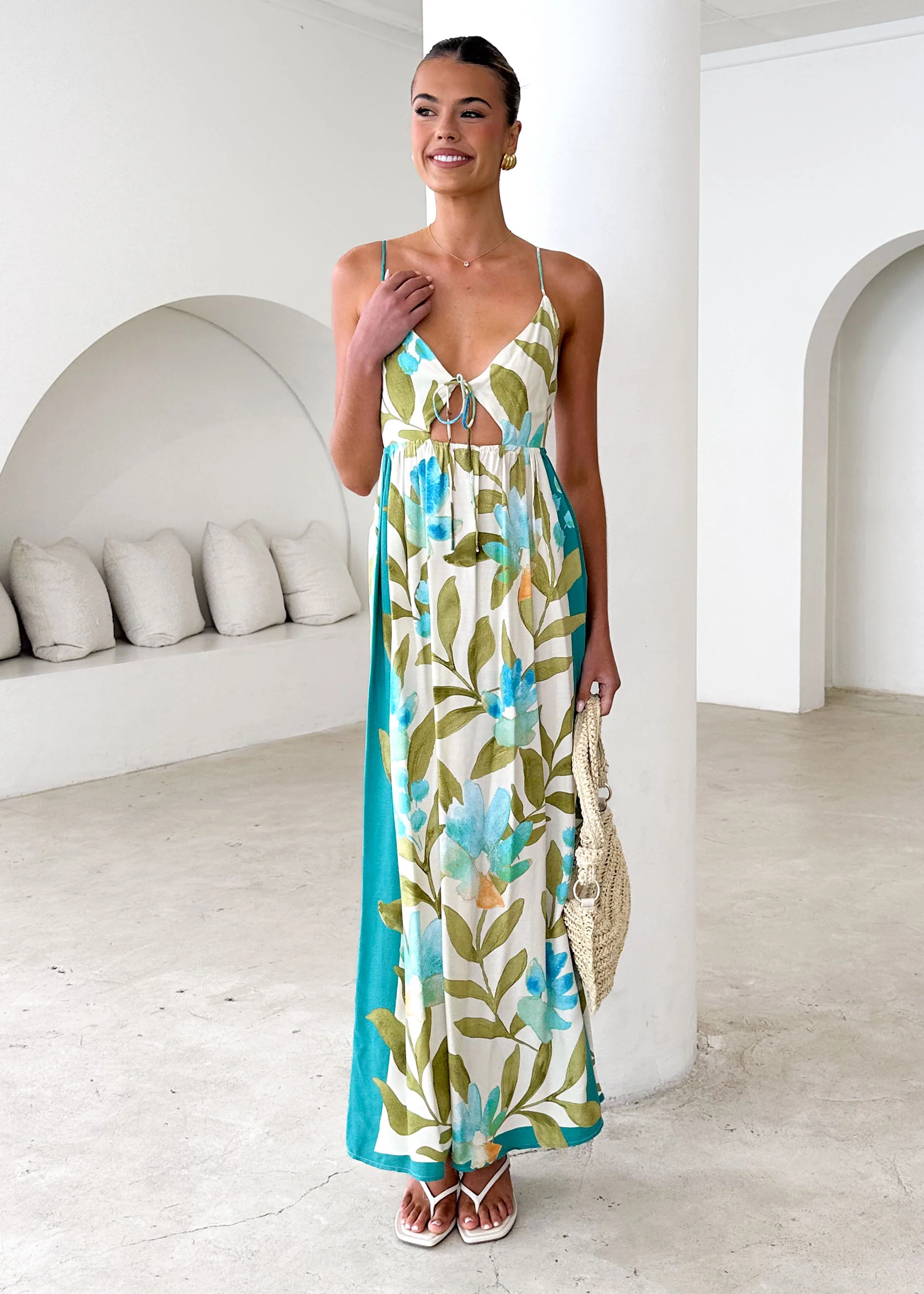 Nevada Maxi Dress - Himalayan Poppy - Honorern
