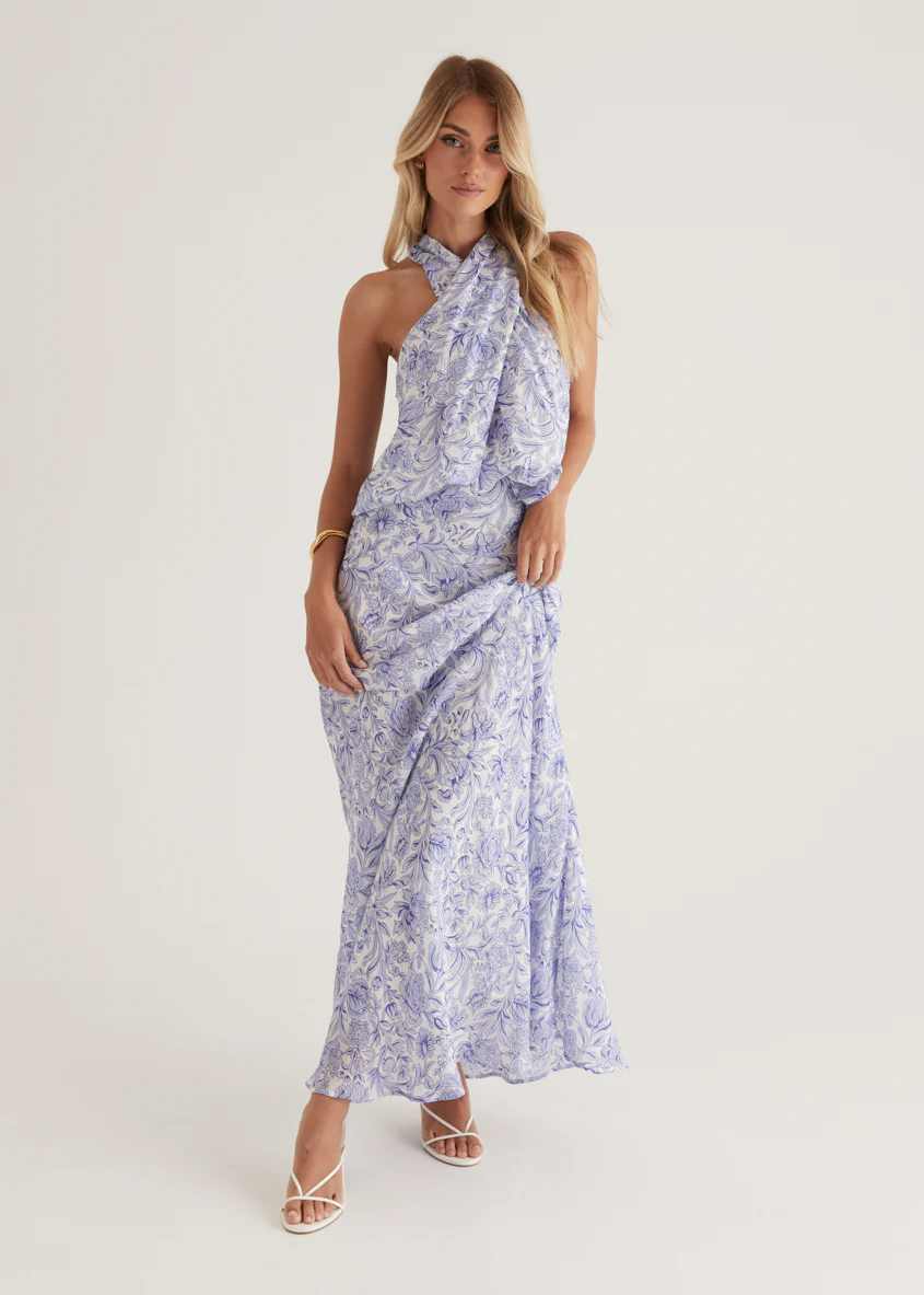 Tammy Top - Blue Floral - Honorern