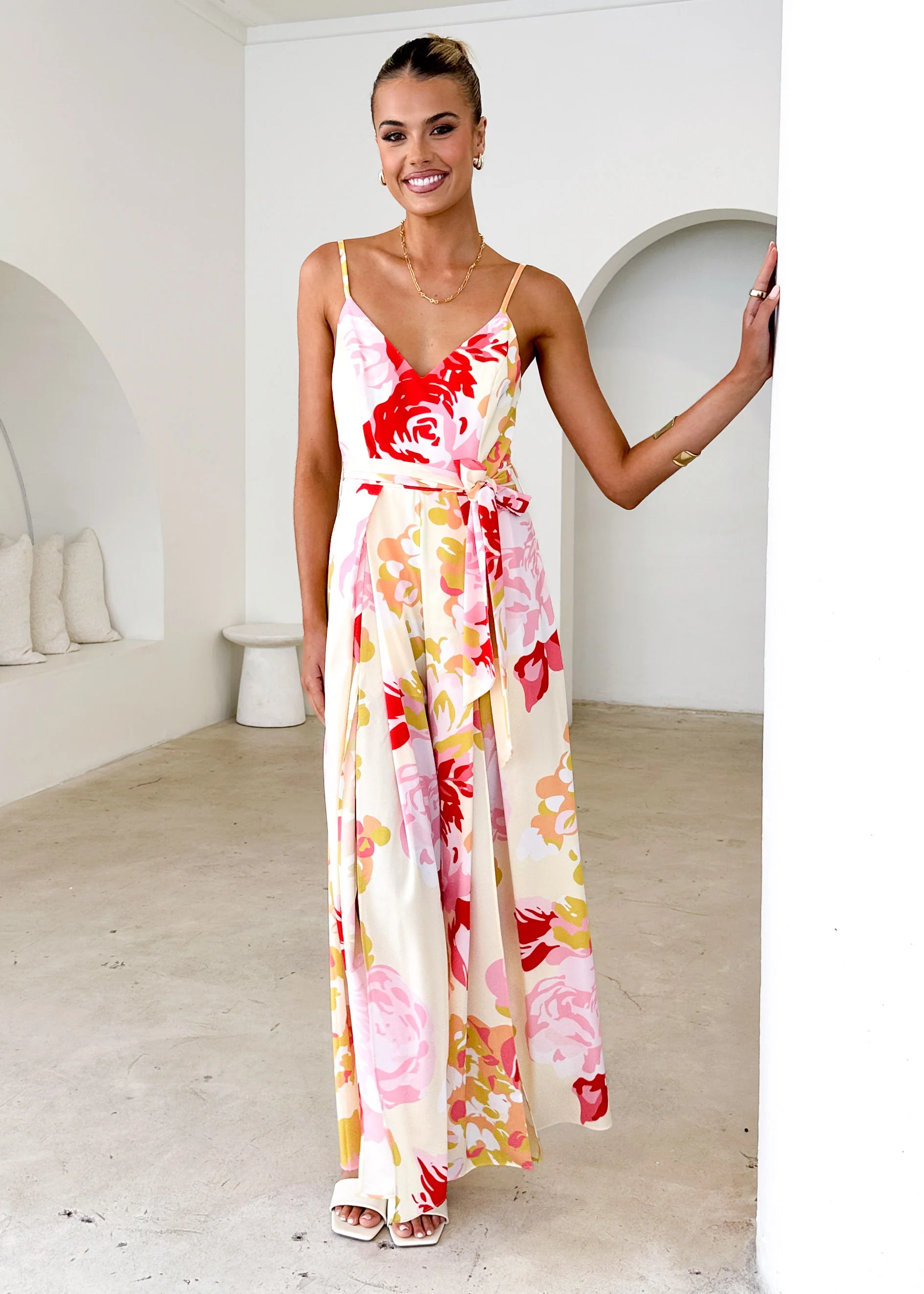 Jelena Pantsuit - Lemon Floral - Honorern