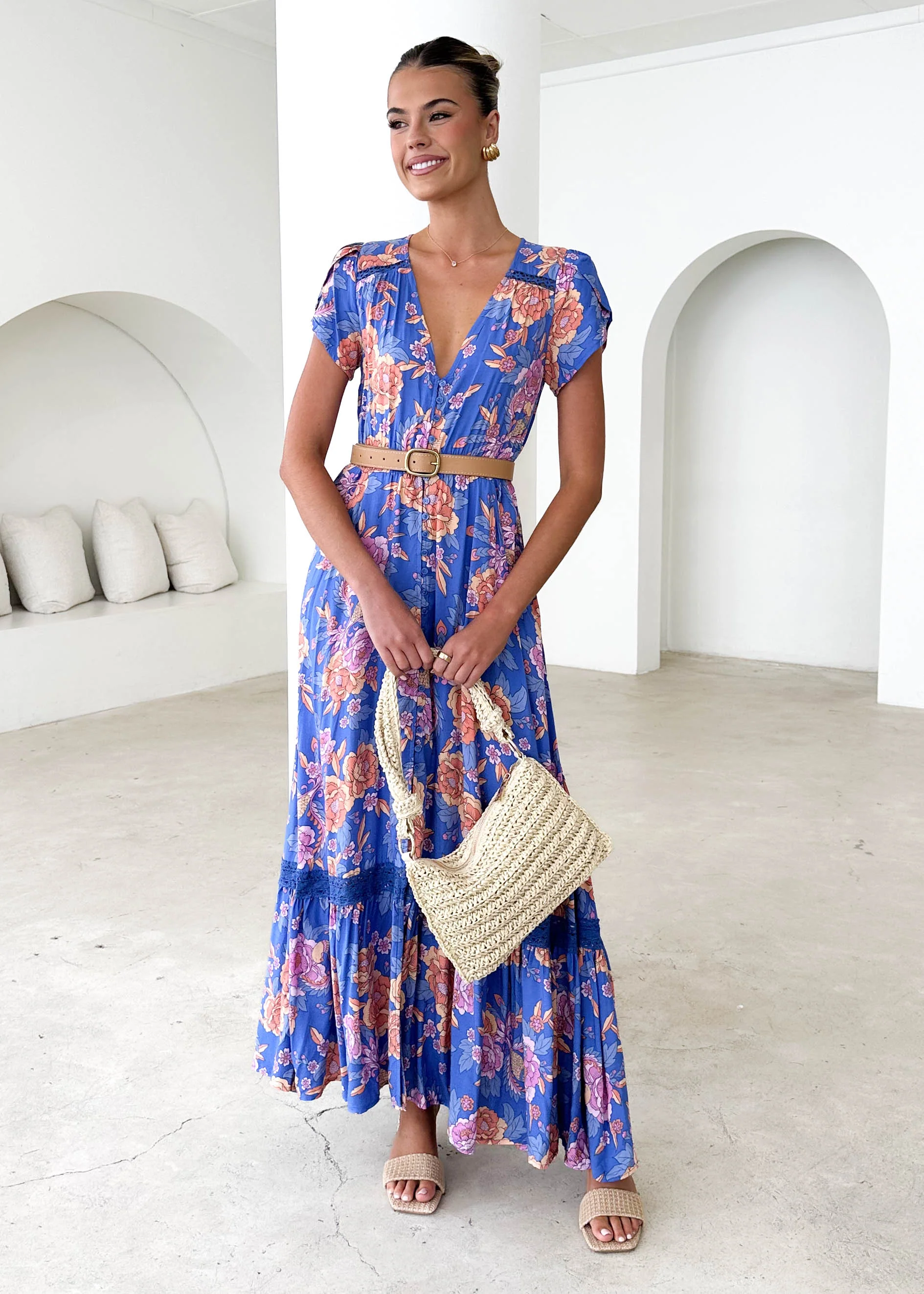 Carmen Maxi Dress - Glastonbury - Honorern