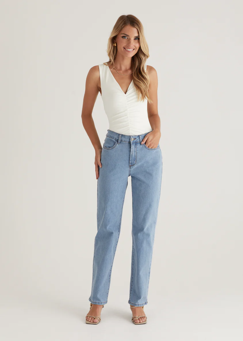 Isobel Stretch Jeans - Light Blue - Honorern