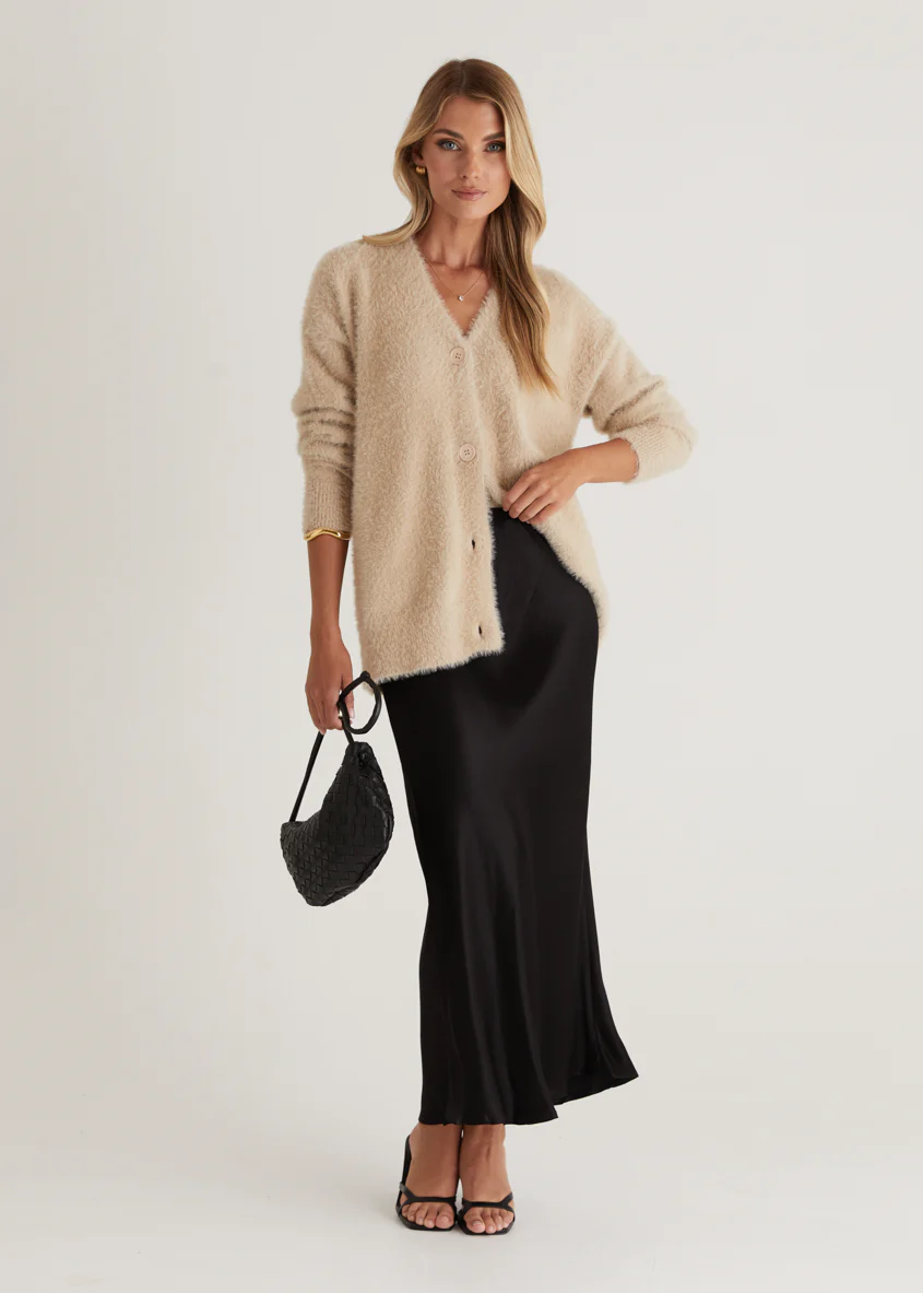 Bryony Cardigan - Beige - Honorern