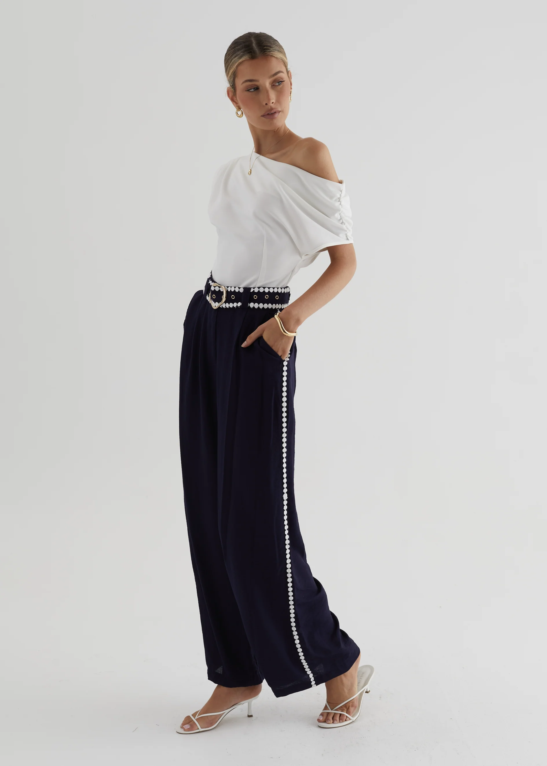 Sariyah Pants - Navy - Honorern