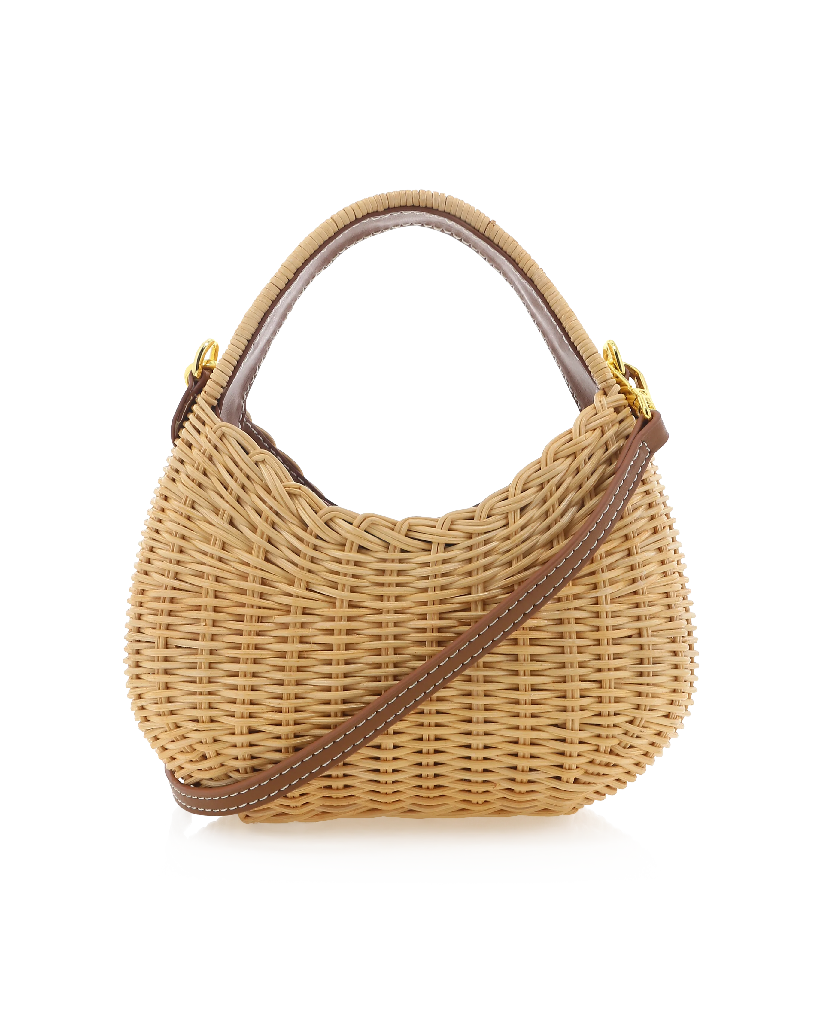 Gianna Handle Bag - Natural Rattan - Honorern