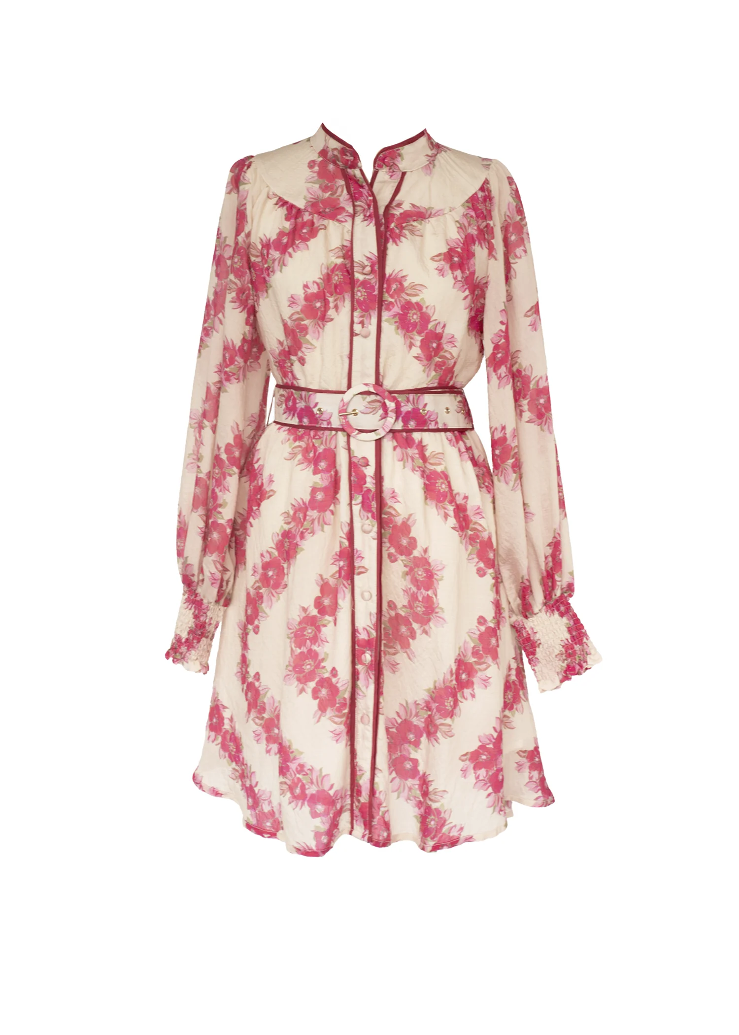 Silene Dress - Magenta Floral - Honorern