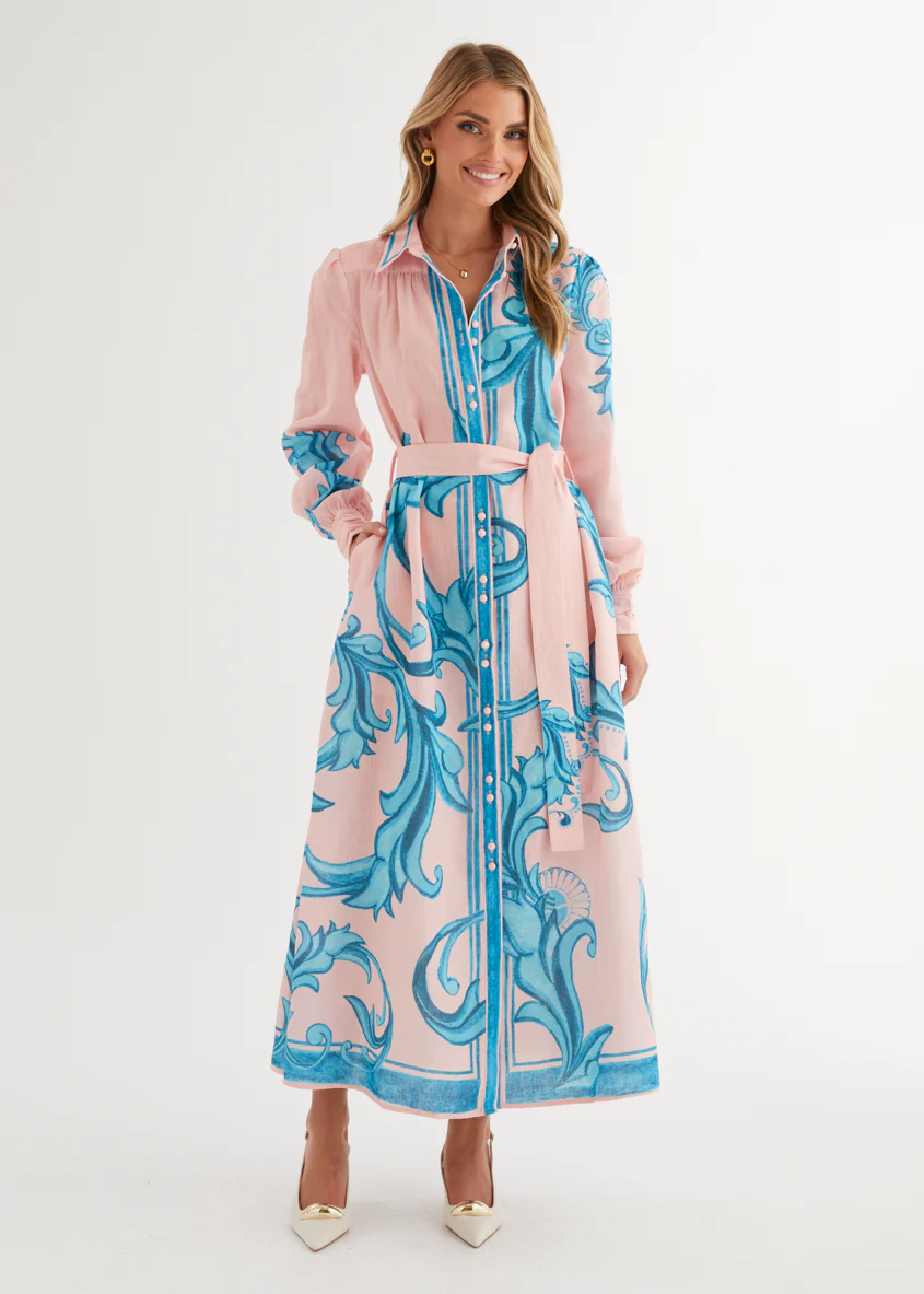 Sage Maxi Dress - Pink Zayna - Honorern