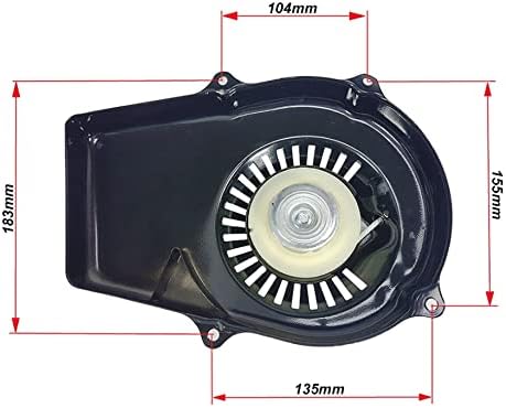 Marpol Starter Gruppo Avviamento a Strappo per Motore Generatore 2000W Honda EINHELL 0,6-2KW - Honorern