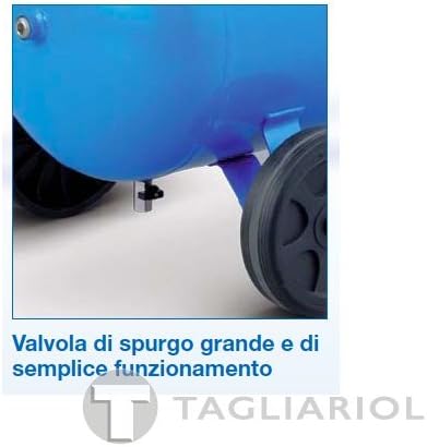 ABAC PRO A29B 50 CM2 COMPRESSORE PROFESSIONALE - 50L ARIA COMPRESSA MOTORE 2HP - Honorern