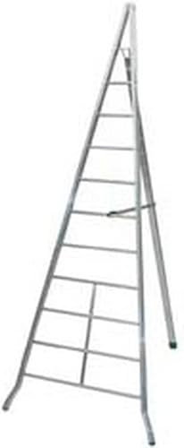 1PEZZO SCALA TRIANGOLARE AGRI IN ALLUMINIO D.LGS. 81/08-6 gr. cm.250h. Kg.5,70 (AG250) - Honorern