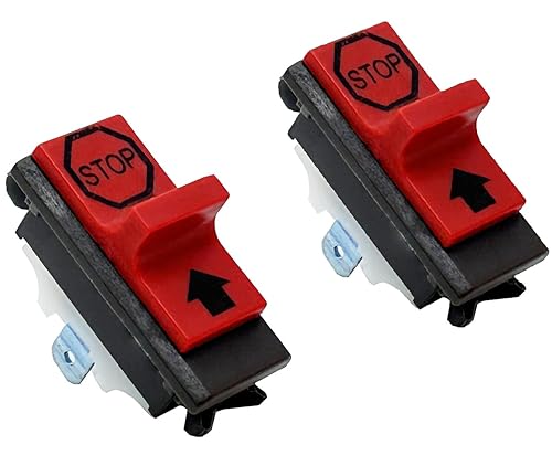 Confezione da 2 interruttori On/off per Motosega Husqvarna 40/41/42/45/50/51/55/61/66/162 - Honorern