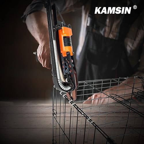 K-SC7C Pistola pneumatica con anello a C 15 calibro diametro di chiusura 7-8mm Corona da 3/4 di pollice Cucitrice pneumatica ad anello per recinzioni, materasso a molla, gabbie, seggiolino auto - Honorern